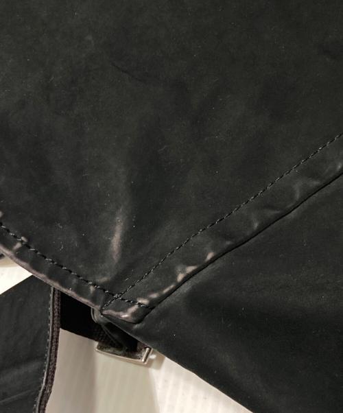 HENDER SCHEME（エンダースキーマ）HENDER SCHEME (エンダースキーマ) flap shoulder big メッセンジャーバッグ ブラックの古着・服飾アイテム