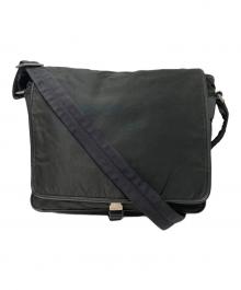 PRADA（プラダ）の古着「ナイロンメッセンジャーバッグ」｜ブラック