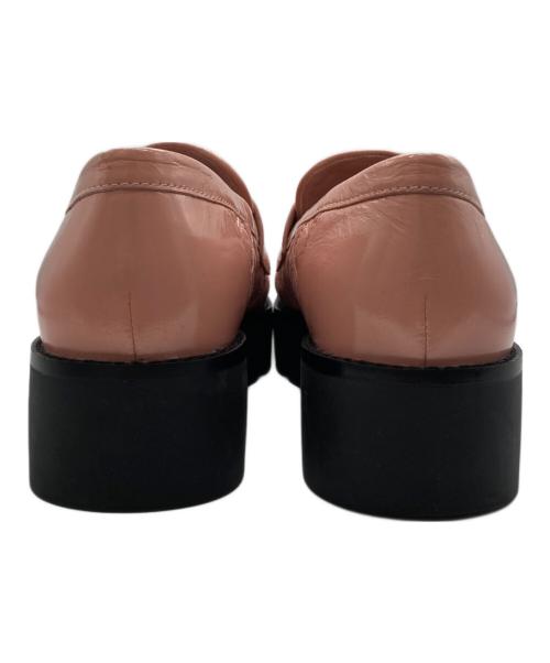 TORY BURCH（トリーバーチ）TORY BURCH (トリーバーチ) ミニ エブリ チャンキーローファー ピンク サイズ:7 1/2の古着・服飾アイテム