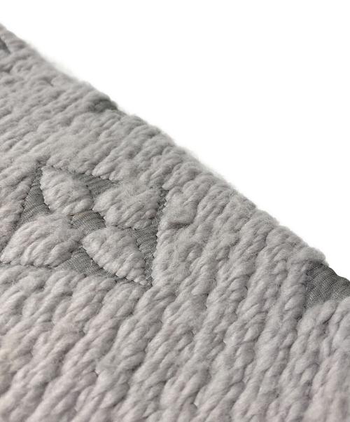 LOUIS VUITTON（ルイ ヴィトン）LOUIS VUITTON (ルイ ヴィトン) エシャルプ ロゴマニア マフラ- グレーの古着・服飾アイテム