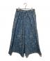 CHANEL (シャネル) ココマーク・フラワープリント デニムスカート ブルー サイズ:34：150000円