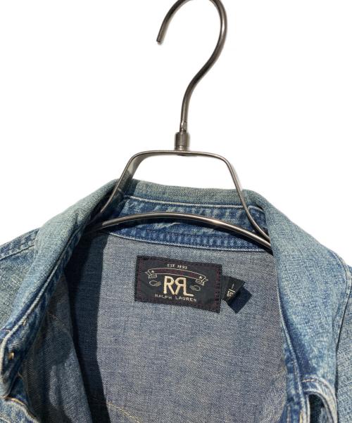 RRL（ダブルアールエル）RRL (ダブルアールエル) デニムウエスタンシャツ インディゴ サイズ:1の古着・服飾アイテム