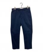 BEAMS PLUSビームスプラス）の古着「IVY Trousers Ankle Cut COOLMAX (R) Seersucker」｜ネイビー