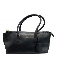 A.D.M.J.（エーディーエムジェイ）の古着「リバティソフト ハンドバッグ」｜ブラック