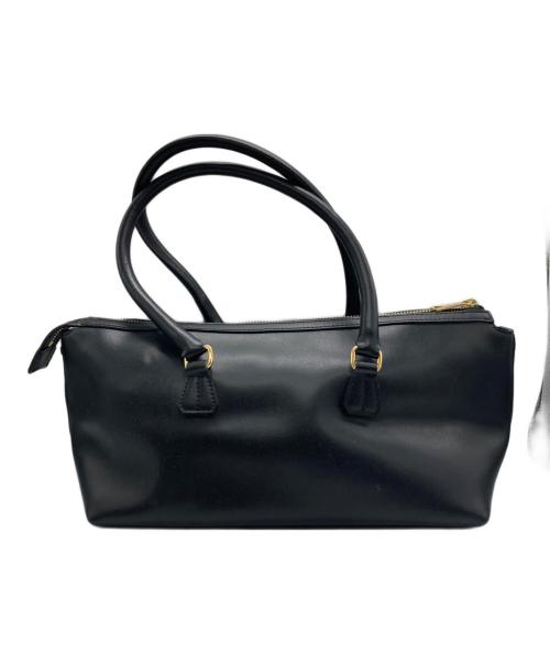 A.D.M.J.（エーディーエムジェイ）A.D.M.J. (エーディーエムジェイ) リバティソフト ハンドバッグ ブラックの古着・服飾アイテム