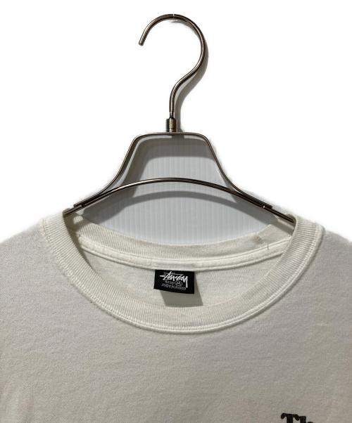 stussy（ステューシー）stussy (ステューシー) beach boys sounds tee ホワイト サイズ:Mの古着・服飾アイテム