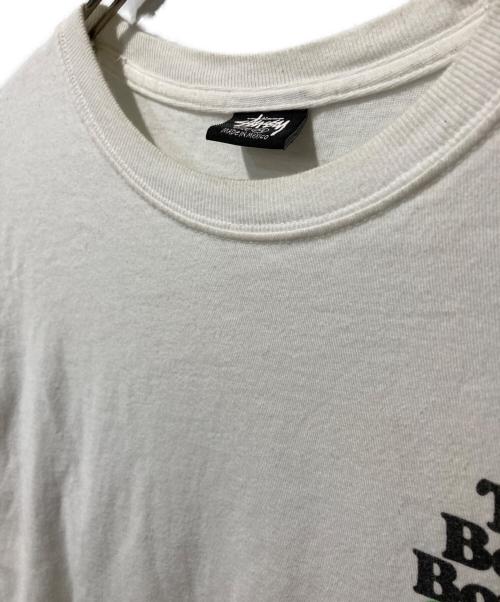 stussy（ステューシー）stussy (ステューシー) beach boys sounds tee ホワイト サイズ:Mの古着・服飾アイテム