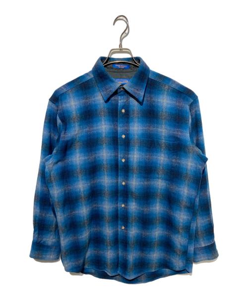 PENDLETON（ペンドルトン）PENDLETON (ペンドルトン) オンブレチェックシャツ ブルー サイズ:Mの古着・服飾アイテム