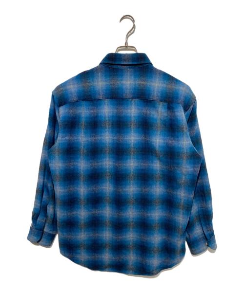 PENDLETON（ペンドルトン）PENDLETON (ペンドルトン) オンブレチェックシャツ ブルー サイズ:Mの古着・服飾アイテム