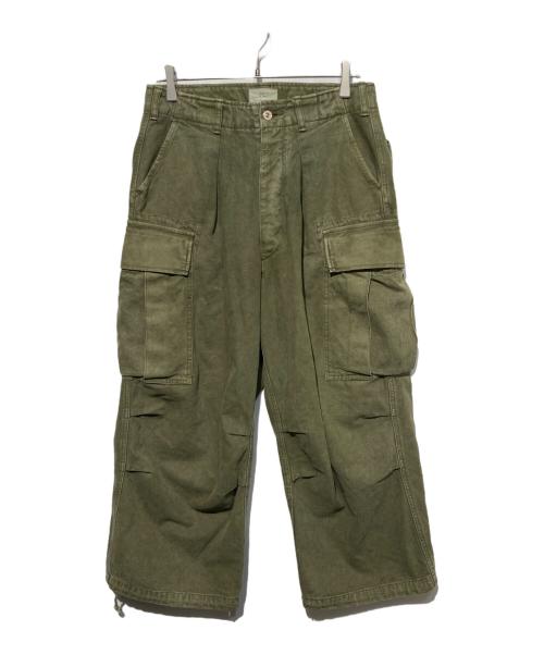HERILL（ヘリル）HERILL (ヘリル) Duck Jungle fatiguepants オリーブ サイズ:1の古着・服飾アイテム