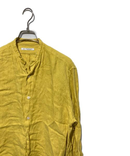 MAATEE&SONS（マーティーアンドサンズ）MAATEE&SONS (マーティーアンドサンズ) LINEN ジョーゼット フリンジSHIRTS イエロー サイズ:1の古着・服飾アイテム