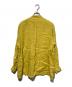 MAATEE&SONS (マーティーアンドサンズ) LINEN ジョーゼット フリンジSHIRTS イエロー サイズ:1：18000円