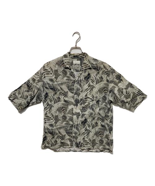 LEMAIRE（ルメール）LEMAIRE (ルメール) 総柄レーヨンシャツ グレー サイズ:46の古着・服飾アイテム