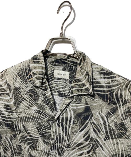 LEMAIRE（ルメール）LEMAIRE (ルメール) 総柄レーヨンシャツ グレー サイズ:46の古着・服飾アイテム
