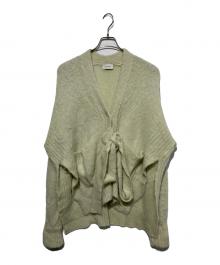 LEMAIRE（ルメール）の古着「alpaca wool blend wrapover giret」｜グリーン