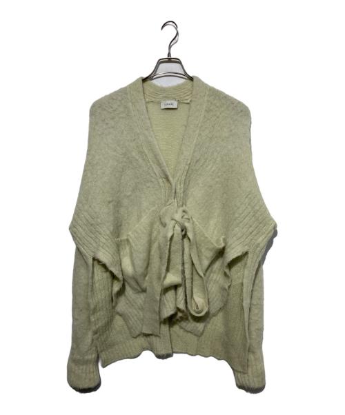 LEMAIRE（ルメール）LEMAIRE (ルメール) alpaca wool blend wrapover giret グリーン サイズ:XSの古着・服飾アイテム