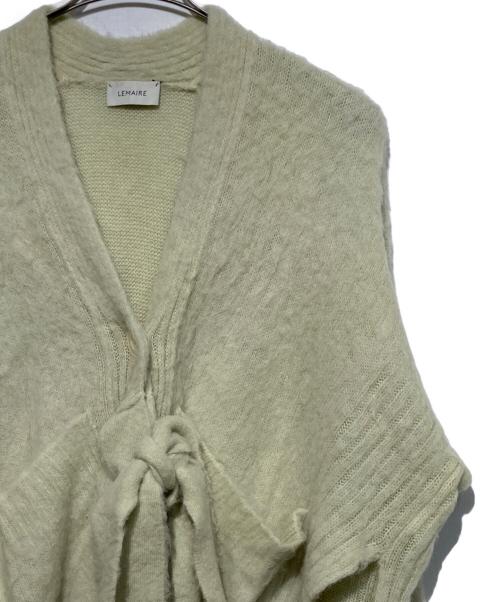 LEMAIRE（ルメール）LEMAIRE (ルメール) alpaca wool blend wrapover giret グリーン サイズ:XSの古着・服飾アイテム