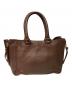 Vivienne Westwood (ヴィヴィアンウエストウッド) オーブレザーハンドバッグ ブラウン：13000円