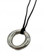 TIFFANY & Co.ティファニー）の古着「セビアナ シルクコード ネックレス」｜シルバー