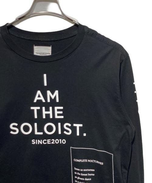 TAKAHIROMIYASHITA TheSoloIst.（タカヒロミヤシタ ザソロイスト）TAKAHIROMIYASHITA TheSoloIst. (タカヒロミヤシタ ザソロイスト) 19AW BOOTLEGSTAFF-T L/S カットソ－ ブラック サイズ:52の古着・服飾アイテム