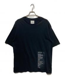 TAKAHIROMIYASHITA TheSoloIst.（タカヒロミヤシタ ザソロイスト）の古着「ビッグシルエットパッチ Tシャツ」｜ブラック