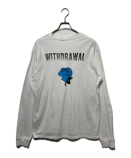UNDERCOVER（アンダーカバー）UNDERCOVER (アンダーカバー) L/S TEE WITHDRAWAL カットソー ホワイト サイズ:4の古着・服飾アイテム