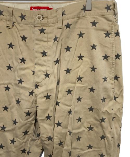 SUPREME（シュプリーム）SUPREME (シュプリーム) 22SS pin up chino stars ベージュ サイズ:34の古着・服飾アイテム
