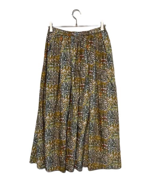 HERALBONY（ヘラルボニー）HERALBONY (ヘラルボニー) フレアスカート「秋」 カーキ サイズ:FREEの古着・服飾アイテム