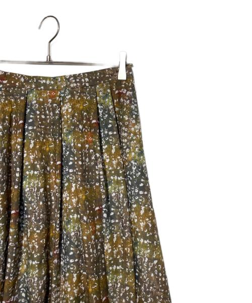 HERALBONY（ヘラルボニー）HERALBONY (ヘラルボニー) フレアスカート「秋」 カーキ サイズ:FREEの古着・服飾アイテム