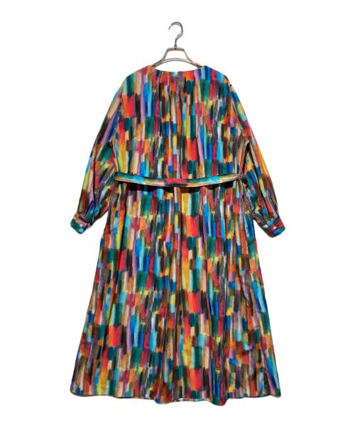 HERALBONY（ヘラルボニー）HERALBONY (ヘラルボニー) クルーネックワンピース「Scratch Works Yay!Yay! 2023 AOZORA」 マルチカラー サイズ:Fの古着・服飾アイテム