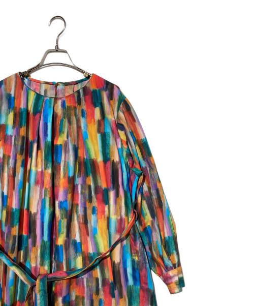 HERALBONY（ヘラルボニー）HERALBONY (ヘラルボニー) クルーネックワンピース「Scratch Works Yay!Yay! 2023 AOZORA」 マルチカラー サイズ:Fの古着・服飾アイテム