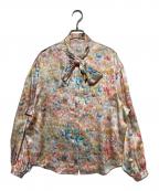 HERALBONYヘラルボニー）の古着「ボウタイブラウス【旧型】「蟻」」｜マルチカラー