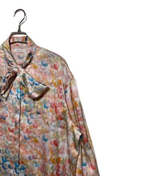 HERALBONY（ヘラルボニー）HERALBONY (ヘラルボニー) ボウタイブラウス【旧型】「蟻」 マルチカラー サイズ:Fの古着・服飾アイテム