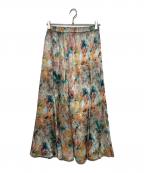 HERALBONYヘラルボニー）の古着「サテンスカート「サンバ」」｜マルチカラー