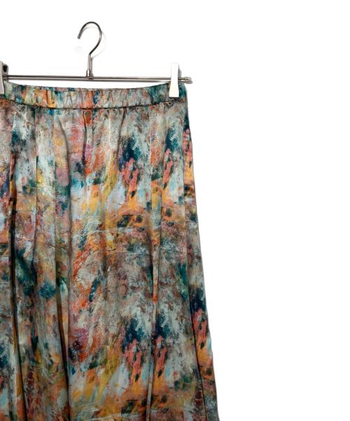 HERALBONY（ヘラルボニー）HERALBONY (ヘラルボニー) サテンスカート「サンバ」 マルチカラー サイズ:Sの古着・服飾アイテム