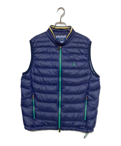 POLO RALPH LAUREN（ポロ・ラルフローレン）POLO RALPH LAUREN (ポロ・ラルフローレン) パッカブルダウンベスト ネイビー サイズ:Sの古着・服飾アイテム
