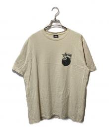 stussy（ステューシー）の古着「８ボールプリントTシャツ」｜アイボリー
