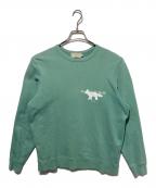 maison kitsuneメゾンキツネ）の古着「プリントスウェット」｜グリーン