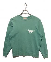 maison kitsune（メゾンキツネ）の古着「プリントスウェット」｜グリーン