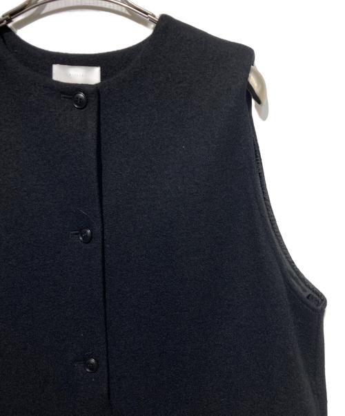 KAGURE（カグレ）KAGURE (カグレ) ウールタックジャンパースカート ブラック サイズ:FREEの古着・服飾アイテム