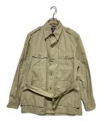 Willis&Geigerウィルスガイガー）の古着「サファリジャケット」｜ベージュ