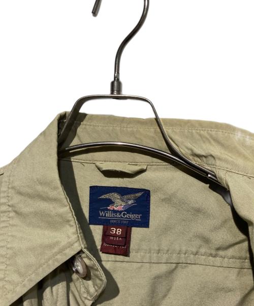 Willis&Geiger（ウィルスガイガー）willis&geiger (ウィルスガイガー) サファリジャケット ベージュ サイズ:38の古着・服飾アイテム