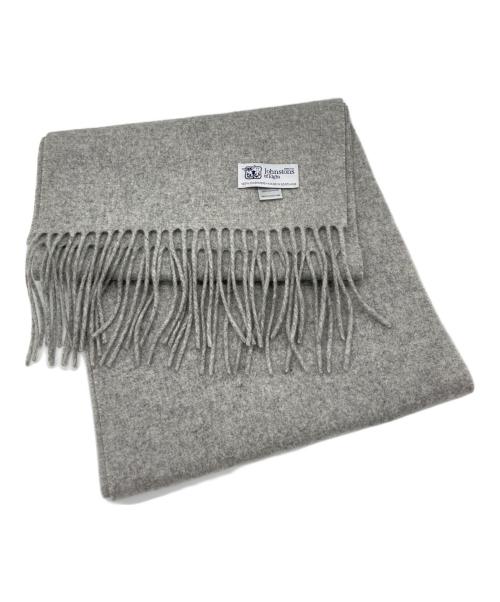 JOHNSTONS OF ELGIN（ジョンストンズオブエルガン）JOHNSTONS OF ELGIN (ジョンストンズオブエルガン) カシミヤストール グレー サイズ:　の古着・服飾アイテム