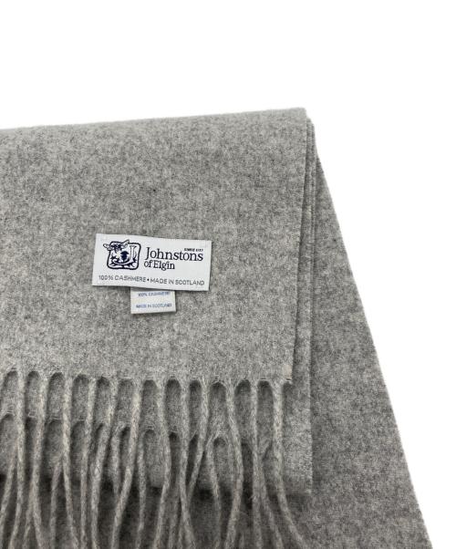 JOHNSTONS OF ELGIN（ジョンストンズオブエルガン）JOHNSTONS OF ELGIN (ジョンストンズオブエルガン) カシミヤストール グレー サイズ:　の古着・服飾アイテム