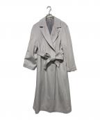 Snidelスナイデル）の古着「ウールヤクベーシックコート」｜ライトグレー