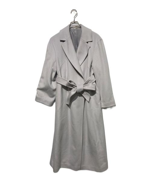 Snidel（スナイデル）Snidel (スナイデル) ウールヤクベーシックコート ライトグレー サイズ:1の古着・服飾アイテム