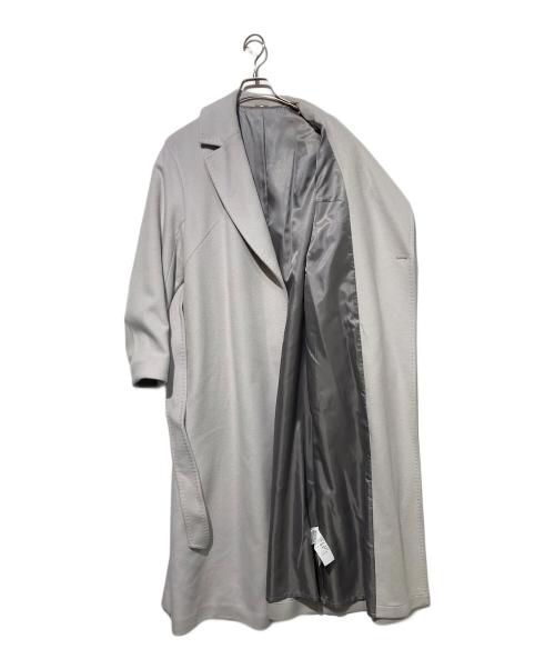 Snidel（スナイデル）Snidel (スナイデル) ウールヤクベーシックコート ライトグレー サイズ:1の古着・服飾アイテム