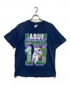 Hanesヘインズ）の古着「90'sプリント半袖Tシャツ」｜ネイビー