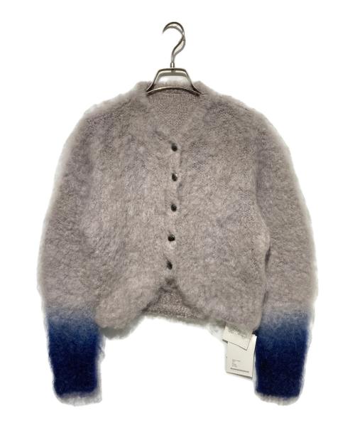 mame kurogouch（マメ）mame kurogouch (マメ) Fur Knitted Cardigan ベージュ サイズ:１の古着・服飾アイテム