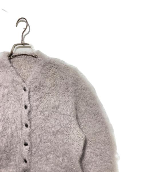 mame kurogouch（マメ）mame kurogouch (マメ) Fur Knitted Cardigan ベージュ サイズ:１の古着・服飾アイテム